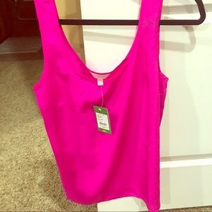 NWT Lilly Pultizer Magenta Cosmos Top